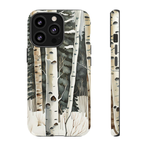 Winter Aspen Trunks - Impact Resistant Phone Case